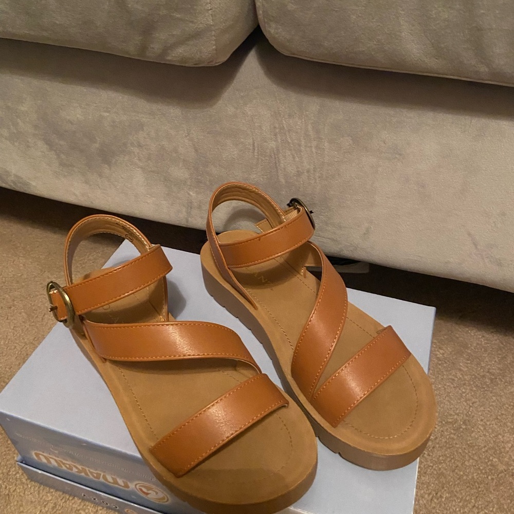 Brown Strappy Sandals